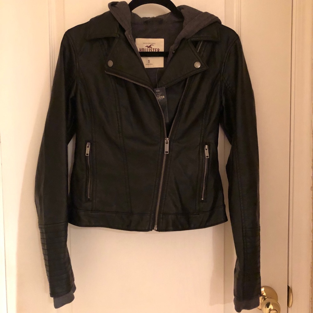 Hollister Leather Jacket